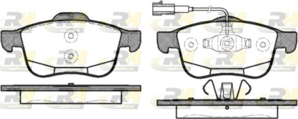 Roadhouse 21183.12 - Kit de plaquettes de frein, frein à disque cwaw.fr