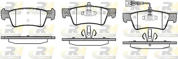 Roadhouse 21187.01 - Kit de plaquettes de frein, frein à disque cwaw.fr