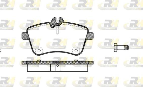 Roadhouse 21130.00 - Kit de plaquettes de frein, frein à disque cwaw.fr