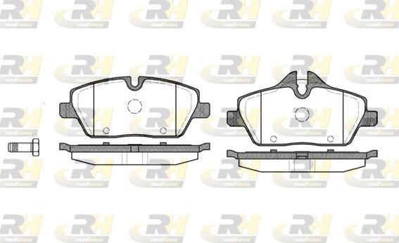 Roadhouse 21131.00 - Kit de plaquettes de frein, frein à disque cwaw.fr