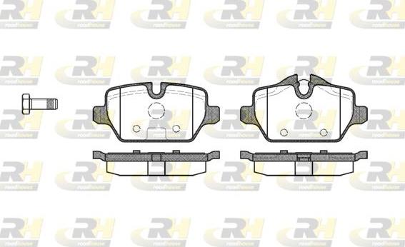 Roadhouse 21132.00 - Kit de plaquettes de frein, frein à disque cwaw.fr