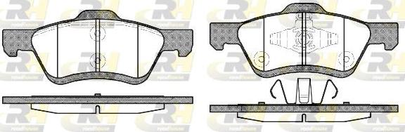 Roadhouse 21124.00 - Kit de plaquettes de frein, frein à disque cwaw.fr