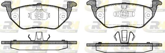 Roadhouse 21125.00 - Kit de plaquettes de frein, frein à disque cwaw.fr