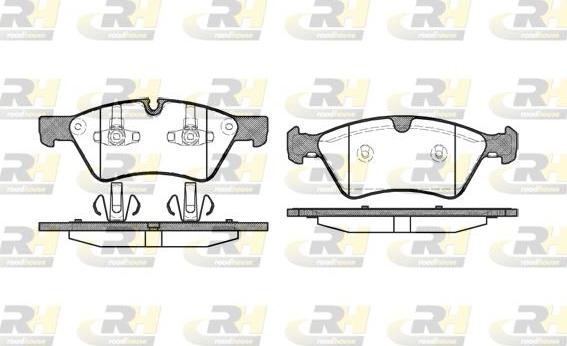 Roadhouse 21179.00 - Kit de plaquettes de frein, frein à disque cwaw.fr