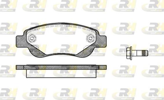 Roadhouse 21177.00 - Kit de plaquettes de frein, frein à disque cwaw.fr