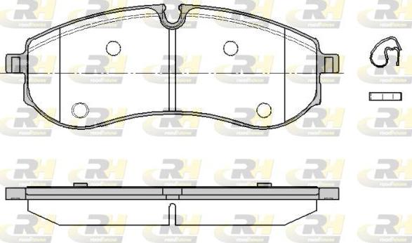 Roadhouse 21856.00 - Kit de plaquettes de frein, frein à disque cwaw.fr