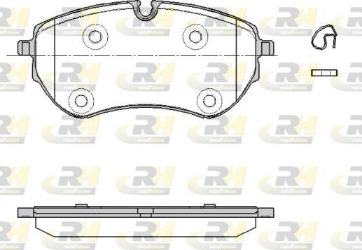 Roadhouse 21853.00 - Kit de plaquettes de frein, frein à disque cwaw.fr