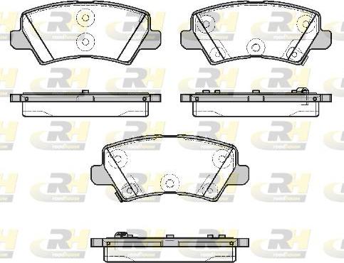 Roadhouse 21804.02 - Kit de plaquettes de frein, frein à disque cwaw.fr