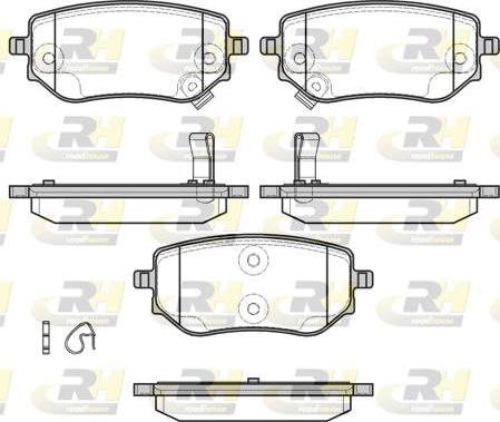 Roadhouse 21802.02 - Kit de plaquettes de frein, frein à disque cwaw.fr