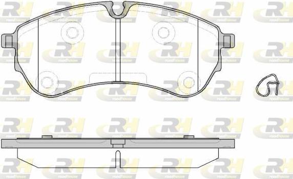 Roadhouse 21830.00 - Kit de plaquettes de frein, frein à disque cwaw.fr