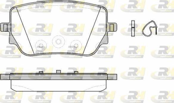 Roadhouse 21829.00 - Kit de plaquettes de frein, frein à disque cwaw.fr