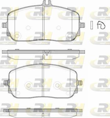 Roadhouse 21826.00 - Kit de plaquettes de frein, frein à disque cwaw.fr