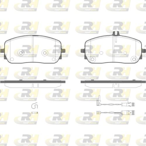 Roadhouse 21826.02 - Kit de plaquettes de frein, frein à disque cwaw.fr