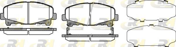 Roadhouse 21390.02 - Kit de plaquettes de frein, frein à disque cwaw.fr