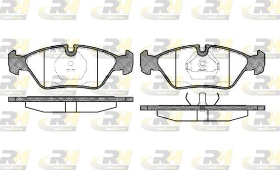 Roadhouse 2139.00 - Kit de plaquettes de frein, frein à disque cwaw.fr