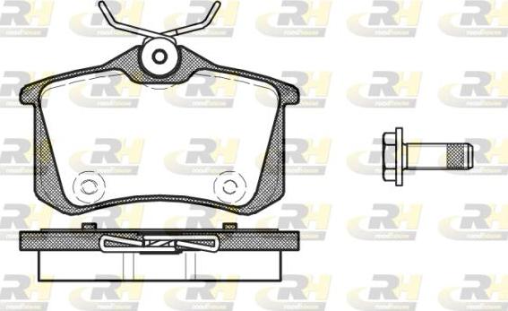 Roadhouse 21391.00 - Kit de plaquettes de frein, frein à disque cwaw.fr