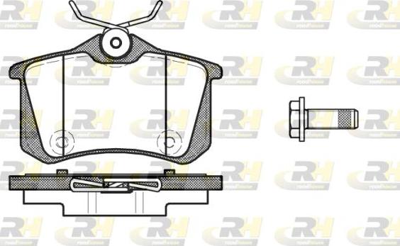 Roadhouse 21391.10 - Kit de plaquettes de frein, frein à disque cwaw.fr