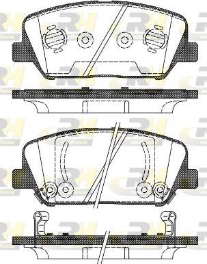 Roadhouse 21398.02 - Kit de plaquettes de frein, frein à disque cwaw.fr