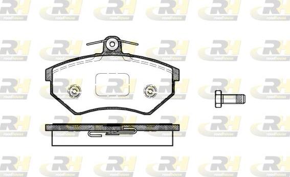 Roadhouse 2134.40 - Kit de plaquettes de frein, frein à disque cwaw.fr