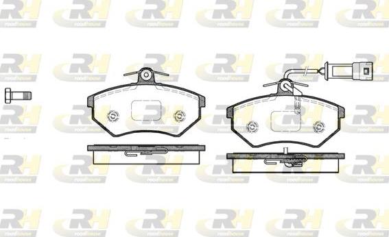 Roadhouse 2134.42 - Kit de plaquettes de frein, frein à disque cwaw.fr