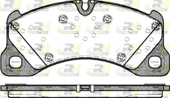 Roadhouse 21345.00 - Kit de plaquettes de frein, frein à disque cwaw.fr