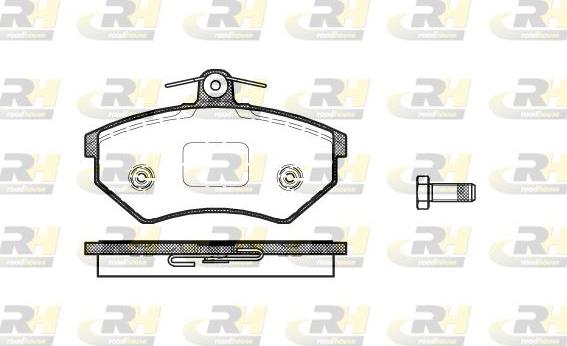 Roadhouse 2134.50 - Kit de plaquettes de frein, frein à disque cwaw.fr