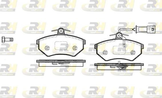 Roadhouse 2134.52 - Kit de plaquettes de frein, frein à disque cwaw.fr