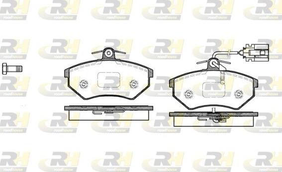 Roadhouse 2134.62 - Kit de plaquettes de frein, frein à disque cwaw.fr