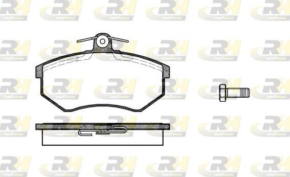 Roadhouse 2134.00 - Kit de plaquettes de frein, frein à disque cwaw.fr