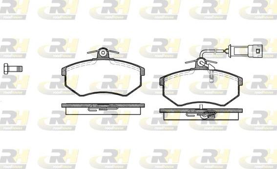 Roadhouse 2134.12 - Kit de plaquettes de frein, frein à disque cwaw.fr