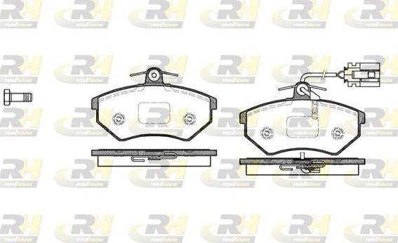 Roadhouse 2134.82 - Kit de plaquettes de frein, frein à disque cwaw.fr