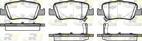 Roadhouse 21356.02 - Kit de plaquettes de frein, frein à disque cwaw.fr