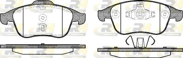 Roadhouse 21350.00 - Kit de plaquettes de frein, frein à disque cwaw.fr