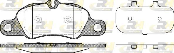 Roadhouse 21366.00 - Kit de plaquettes de frein, frein à disque cwaw.fr