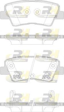 Roadhouse 21362.42 - Kit de plaquettes de frein, frein à disque cwaw.fr