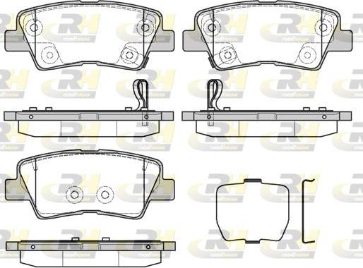 Roadhouse 21362.30 - Kit de plaquettes de frein, frein à disque cwaw.fr