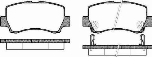 Alpha Brakes HKT-TY-042 - Kit de plaquettes de frein, frein à disque cwaw.fr