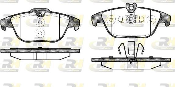 Roadhouse 21305.20 - Kit de plaquettes de frein, frein à disque cwaw.fr