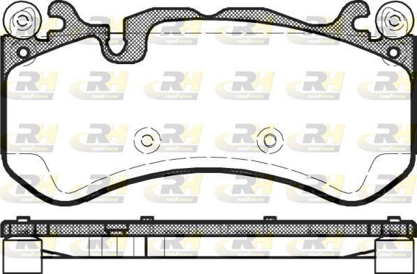 Roadhouse 21300.00 - Kit de plaquettes de frein, frein à disque cwaw.fr