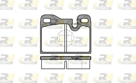 Roadhouse 2130.00 - Kit de plaquettes de frein, frein à disque cwaw.fr