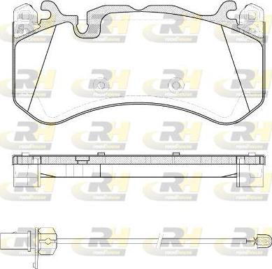 Roadhouse 21300.30 - Kit de plaquettes de frein, frein à disque cwaw.fr