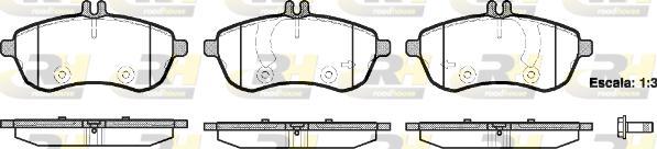 Roadhouse 21301.00 - Kit de plaquettes de frein, frein à disque cwaw.fr