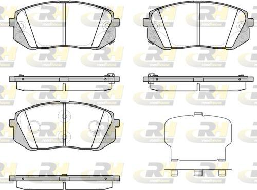 Roadhouse 21302.43 - Kit de plaquettes de frein, frein à disque cwaw.fr