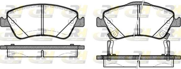 Roadhouse 21310.02 - Kit de plaquettes de frein, frein à disque cwaw.fr