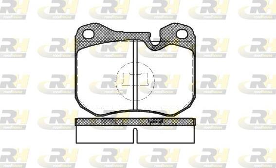 Roadhouse 2131.00 - Kit de plaquettes de frein, frein à disque cwaw.fr