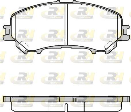 Roadhouse 21318.22 - Kit de plaquettes de frein, frein à disque cwaw.fr