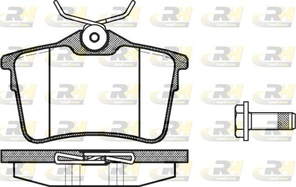 Roadhouse 21382.00 - Kit de plaquettes de frein, frein à disque cwaw.fr