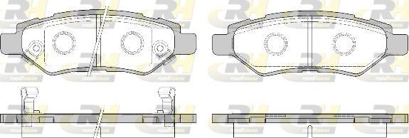 Roadhouse 21335.02 - Kit de plaquettes de frein, frein à disque cwaw.fr