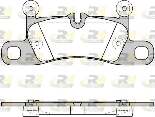 Roadhouse 21379.40 - Kit de plaquettes de frein, frein à disque cwaw.fr