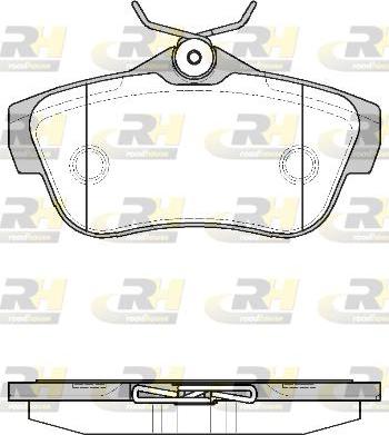 Roadhouse 21299.00 - Kit de plaquettes de frein, frein à disque cwaw.fr